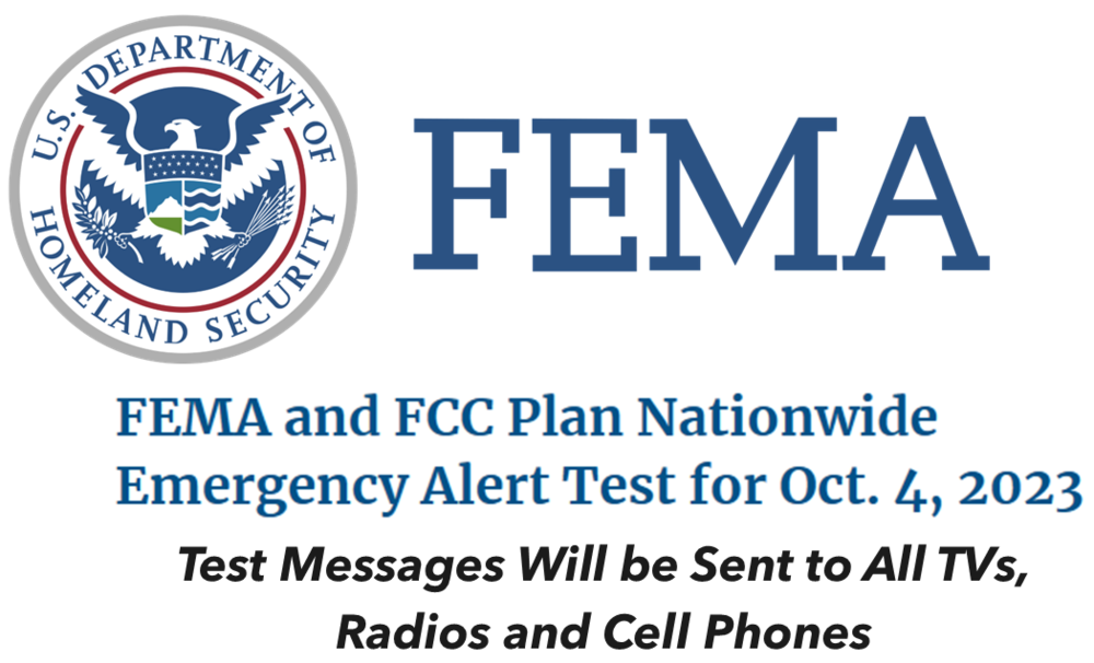 FEMA notice for 10-4-23