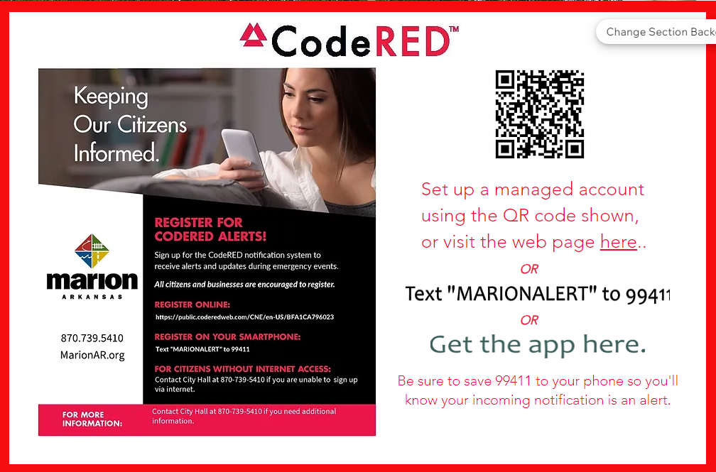 CodeRED keeps you informed